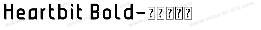 Heartbit Bold字体转换